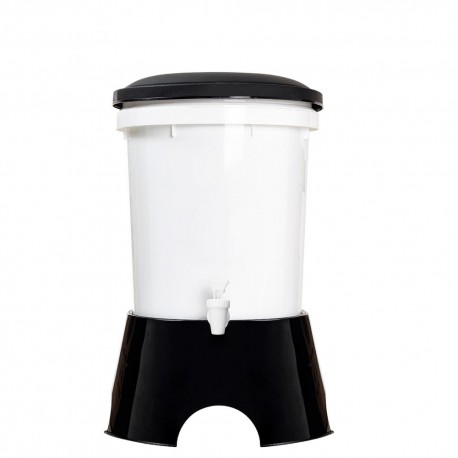 Filtro de agua grande de plástico Ecofiltro® Colors de 20 L color blanco/negro