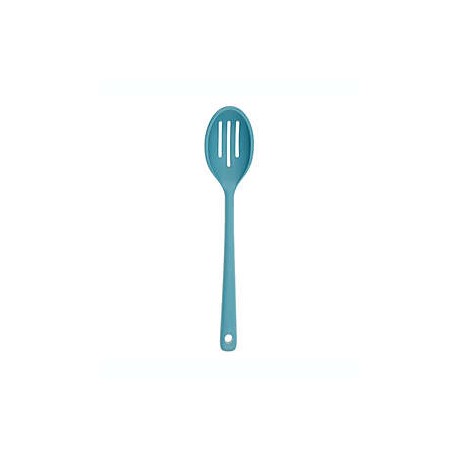 Cuchara ranurada de silicona Our Table™ color azul