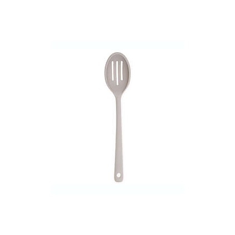 Cuchara ranurada de silicona Our Table™ color gris