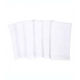 Trapos de cocina de algodón Simply Essential Bar Mop color blanco