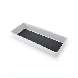 Organizador para cajones Simply Essential™ de 15.24 x 38.1 cm color gris