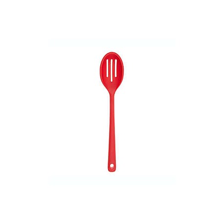 Cuchara ranurada de silicona Our Table™ color rojo