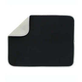 Tapete escurridor XG de microfibra Simply Essential™ Dual color negro