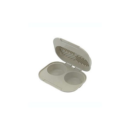 Escalfador de plástico para huevos Simply Essential™ color beige