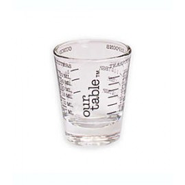 Mini taza medidora de vidrio Our Table™