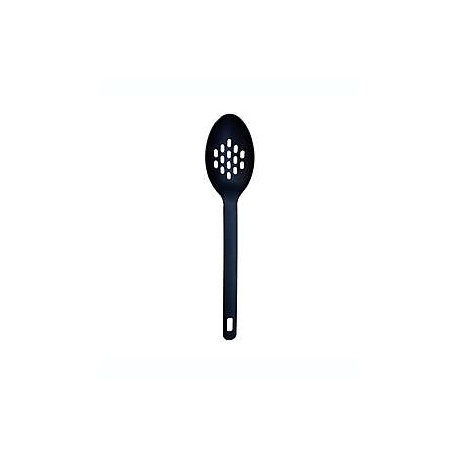Cuchara ranurada de nylon Simply Essential™ color negro