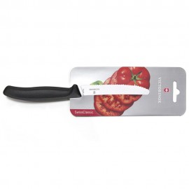 Cuchillo para verduras de acero inoxidable Victorinox® Swiss color negro