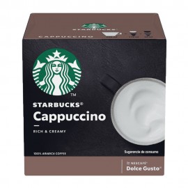 Cápsulas de café Cappuccino Nescafé® Dolce Gusto® Starbucks®, 12 piezas