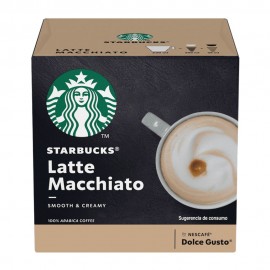 Cápsulas de café Latte Macchiato Nescafé® Dolce Gusto® Starbucks®, 12 piezas