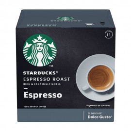 Cápsulas de café Espresso Roast Nescafé® Dolce Gusto® Starbucks®, 12 piezas