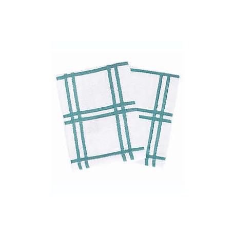 Trapos de cocina Our Table™ a cuadros color azul cerceta