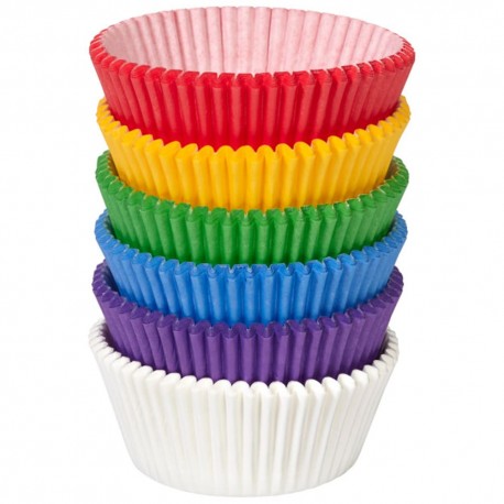 Capacillos para cupcakes de papel Wilton® color arcoíris, 150 piezas