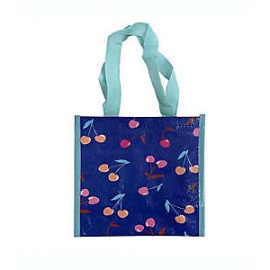 Bolsa chica reutilizable H for Happy™ con diseño de cerezas multicolor
