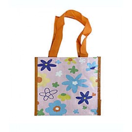 Bolsa chica reutilizable H for Happy™ con diseño floral multicolor