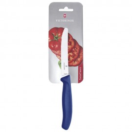 Cuchillo para verduras de acero inoxidable Victorinox® Swiss color azul