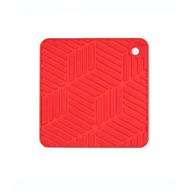 Salvamanteles de silicona Our Table™ color rojo