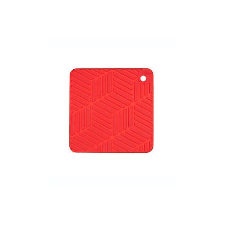 Salvamanteles de silicona Our Table™ color rojo