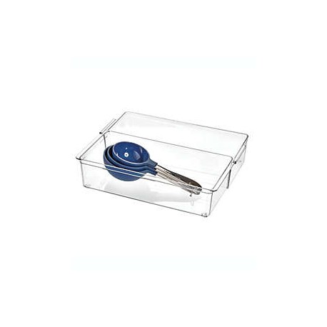 Organizador de cajón Squared Away™ expandible de 33.02 x 15.24 cm transparente