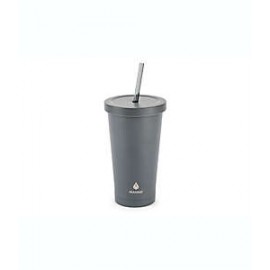 Vaso de acero inoxidable Manna™ Cruiser de 532.32 mL color gris