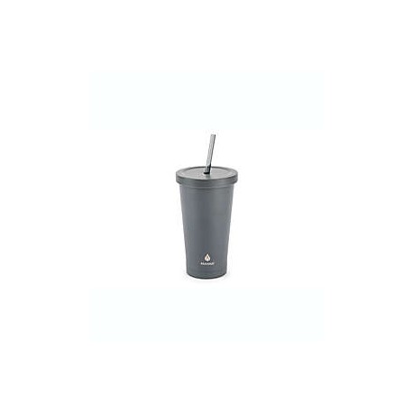 Vaso de acero inoxidable Manna™ Cruiser de 532.32 mL color gris