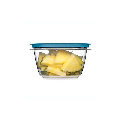 Contenedor de alimentos de plástico Rubbermaid® Flex & Seal™ con tapa Easy Find, 14 tz