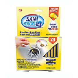 Varillas Sani Sticks™ aromatizantes con fragancia de limón, 24 pzas