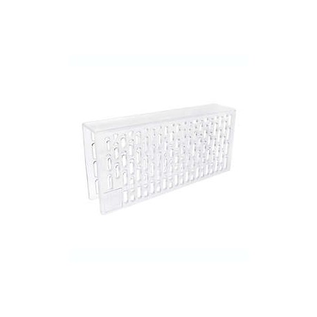 Protector para división de fregadero Squared Away™ con patrón geométrico transparente