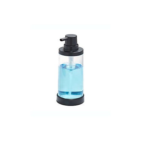 Dispensador de jabón de plástico Simply Essential™ color negro mate