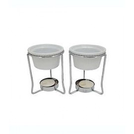 Calentadores para mantequilla Simply Essential™ color blanco