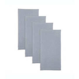 Servilletas de poliéster Simply Essential™ lisas color azul, Set de 4 piezas