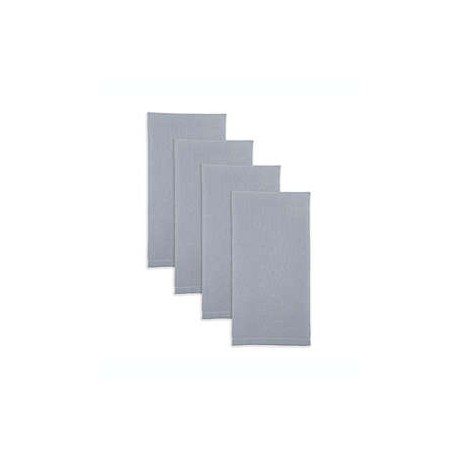 Servilletas de poliéster Simply Essential™ lisas color azul, Set de 4 piezas