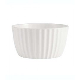 Plato hondo Our Table™ Sawyer acanalado color blanco
