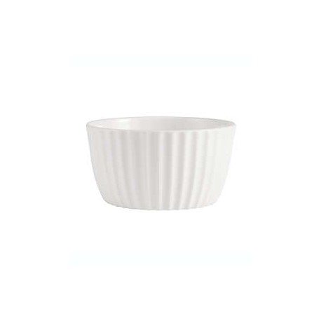 Plato hondo Our Table™ Sawyer acanalado color blanco