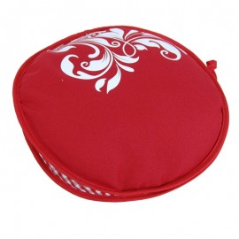 Tortillero de poliéster Tortilla Oven® con diseño floral color rojo