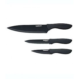 Set de cuchillos Cuisinart® color negro mate, 6 piezas