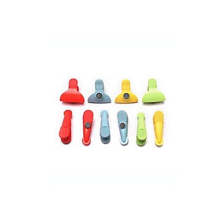 Pinzas magnéticas para bolsas Simply Essential™ Rainbow