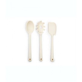 Set de utensilios de silicona Our Table™ color marfil