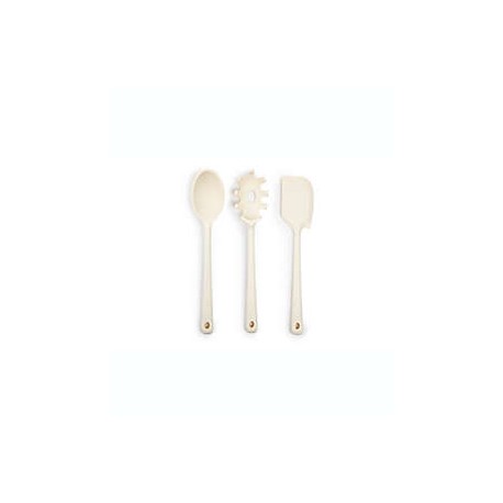 Set de utensilios de silicona Our Table™ color marfil