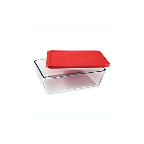 Tazón de vidrio Pyrex®Storage Plus rectangular con tapa, 11 tz