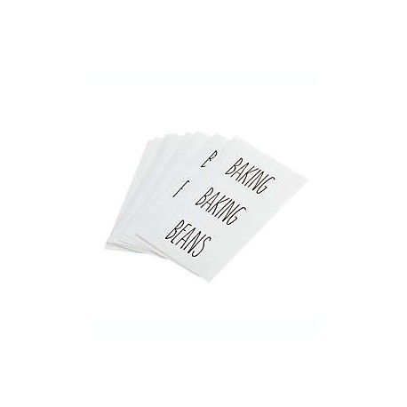 Etiquetas adhesivas Squared Away™ para alacena transparentes, 36 piezas