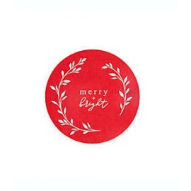 Salvamanteles de fieltro Bee & Willow™ con diseño navideño color rojo