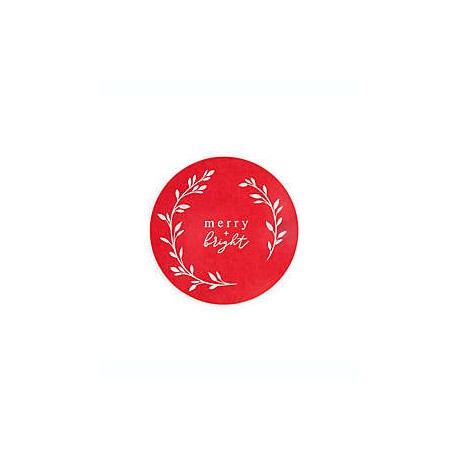 Salvamanteles de fieltro Bee & Willow™ con diseño navideño color rojo
