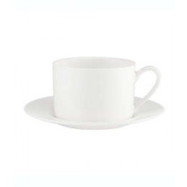 Taza Our Table™ Sawyer con plato color blanco