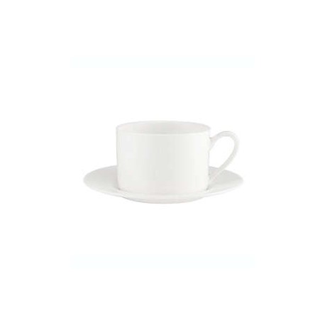Taza Our Table™ Sawyer con plato color blanco