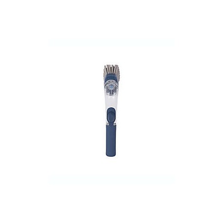 Cepillo para platos con mango dispensador Simply Essential™ color azul marino