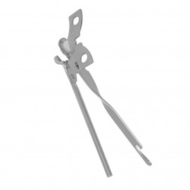 Abrelatas mariposa clásico de acero niquelado metaltex®