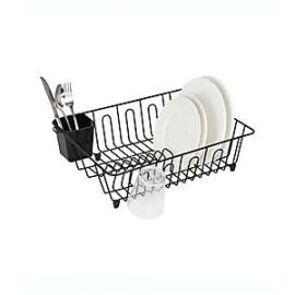 Escurridor de hierro grande Simply Essential™ color negro