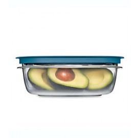 Contenedor de alimentos de plástico Rubbermaid® Flex & Seal™ con tapa Easy Find, 9 tz