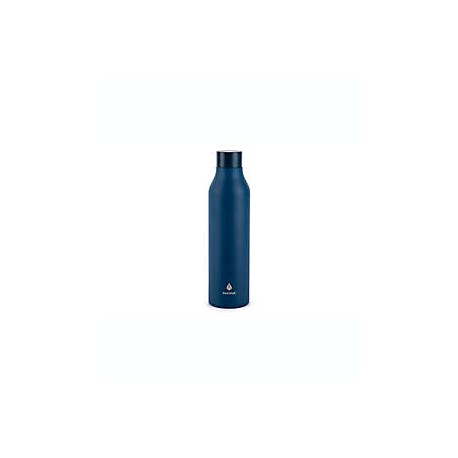 Botella de acero inoxidable Manna™ Cosmo de 591 mL color azul marino