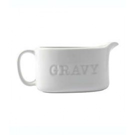 Salsera de porcelana Our Table™ Simply White Words